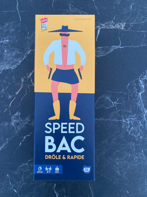 Speed Bac – Jeu De Société Adulte Délirant & Rapide – 2 à 7 Joueurs – Ambiance Explosive Entre Amis (dès 16 Ans)